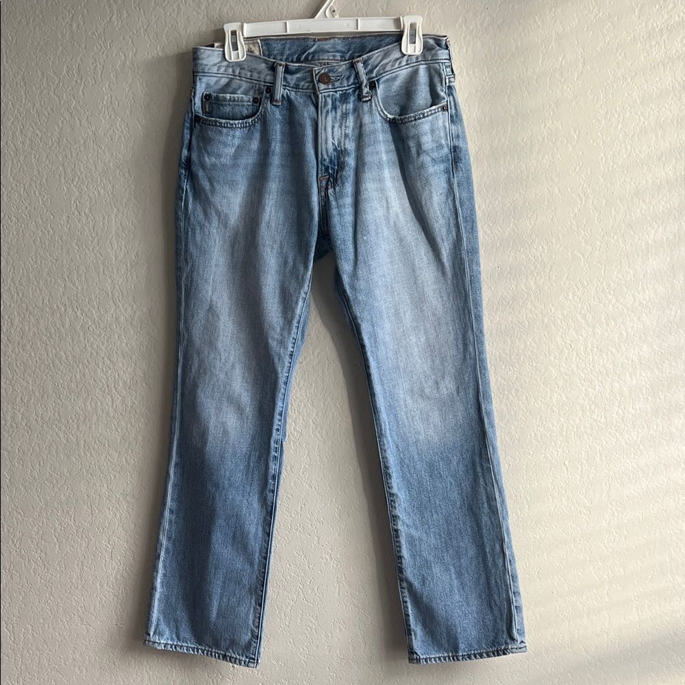 Abercrombie and Fitch Men's Light Blue Jeans in Size W31 L30 - Picture 1 of 15